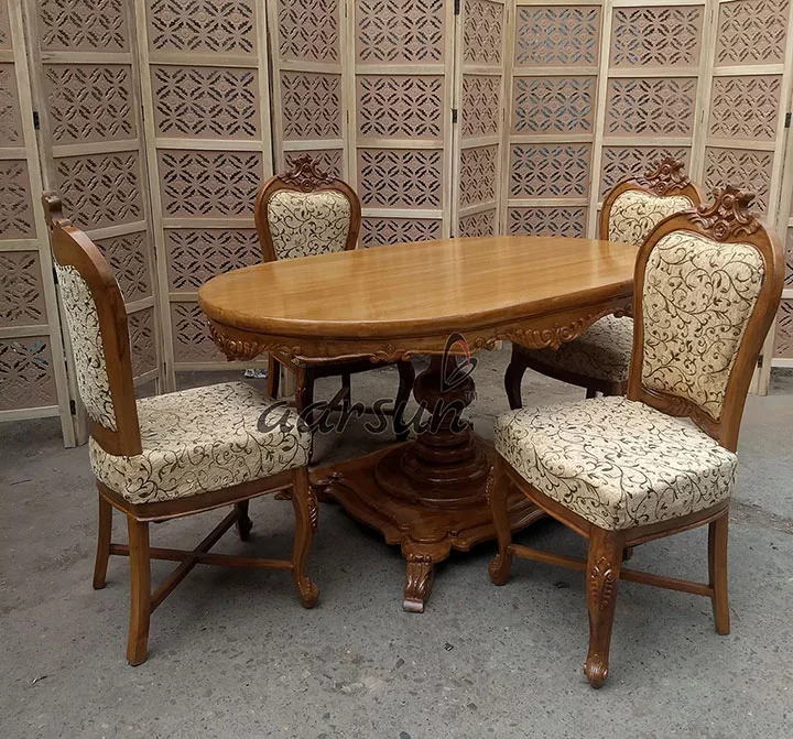 4 Seater Classic Dining Set view 5