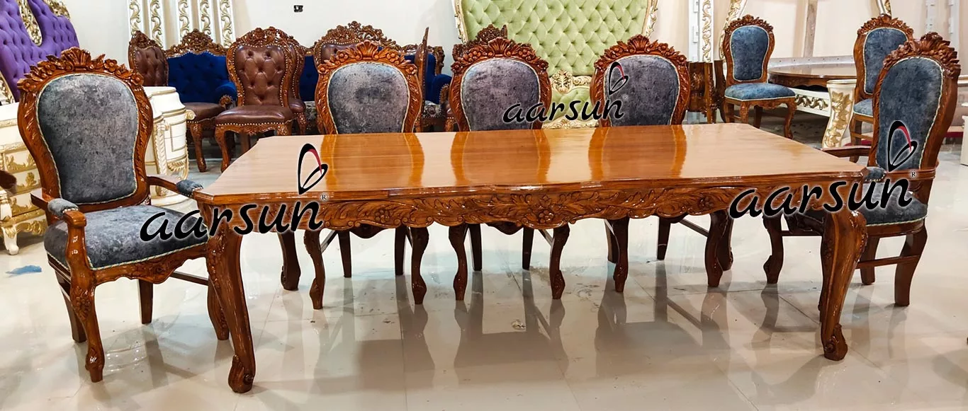Traditional Dining Set in 8 Seater view 4