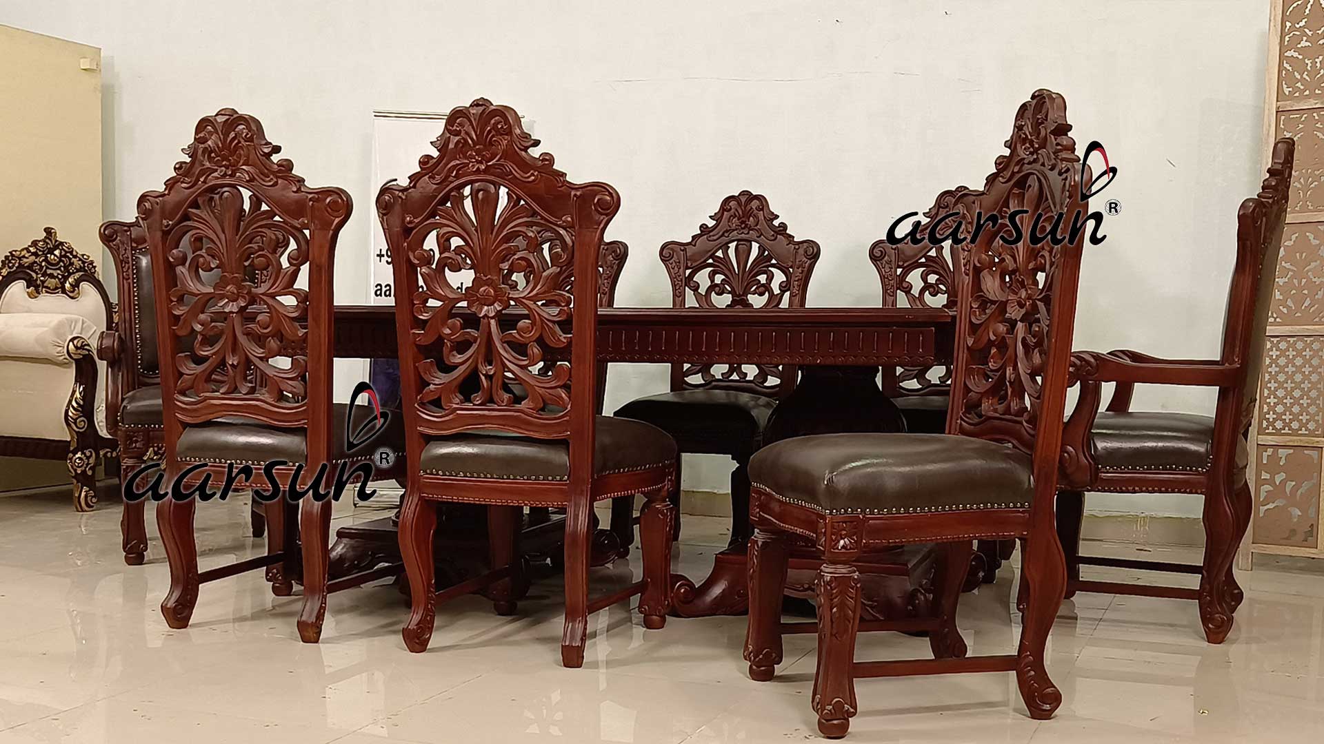Classic Style Wooden Dining Set view 5