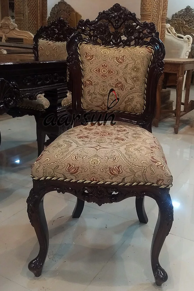 4 Seater Dining Set with Dark Finish view 6