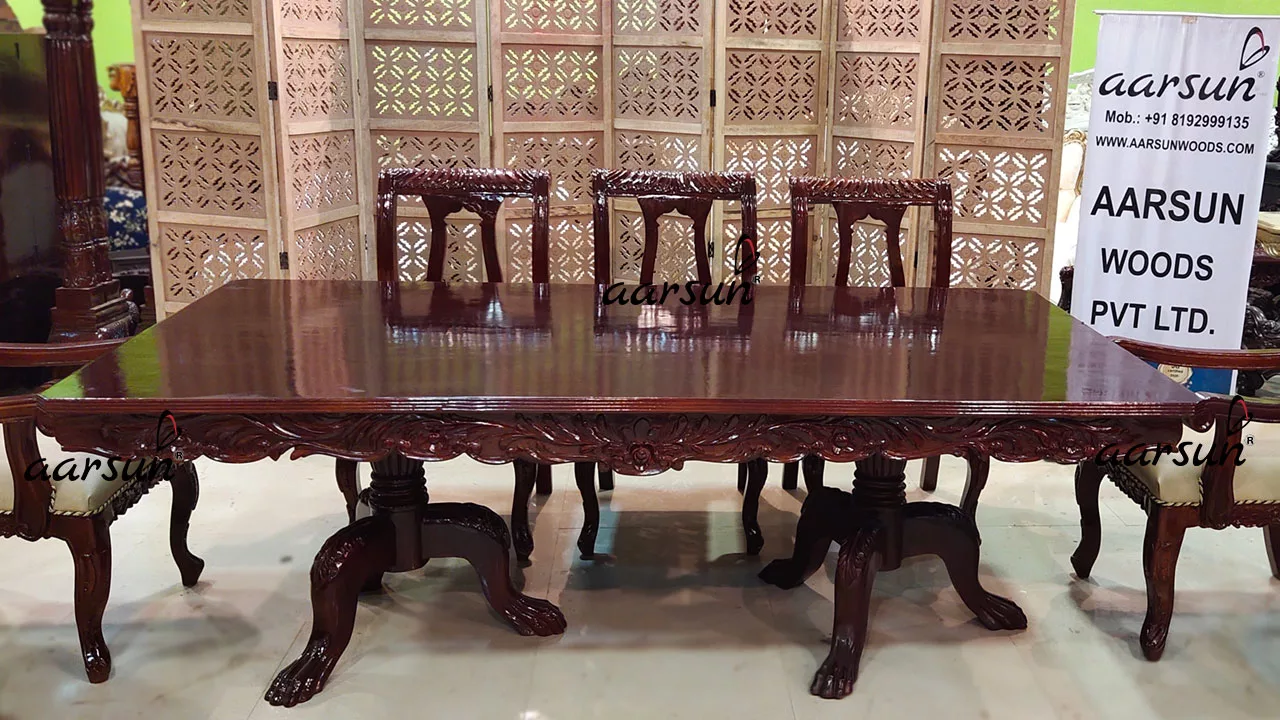 Classic 8 Seater Dining With Master Chairs view 3
