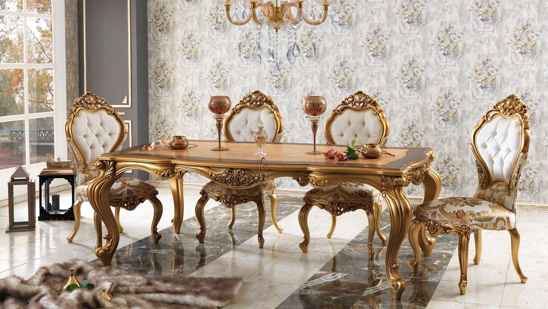 Luxury Dining Set with Royal Touch view 3