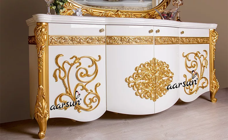 Luxury Dining Room Furniture top design view 6