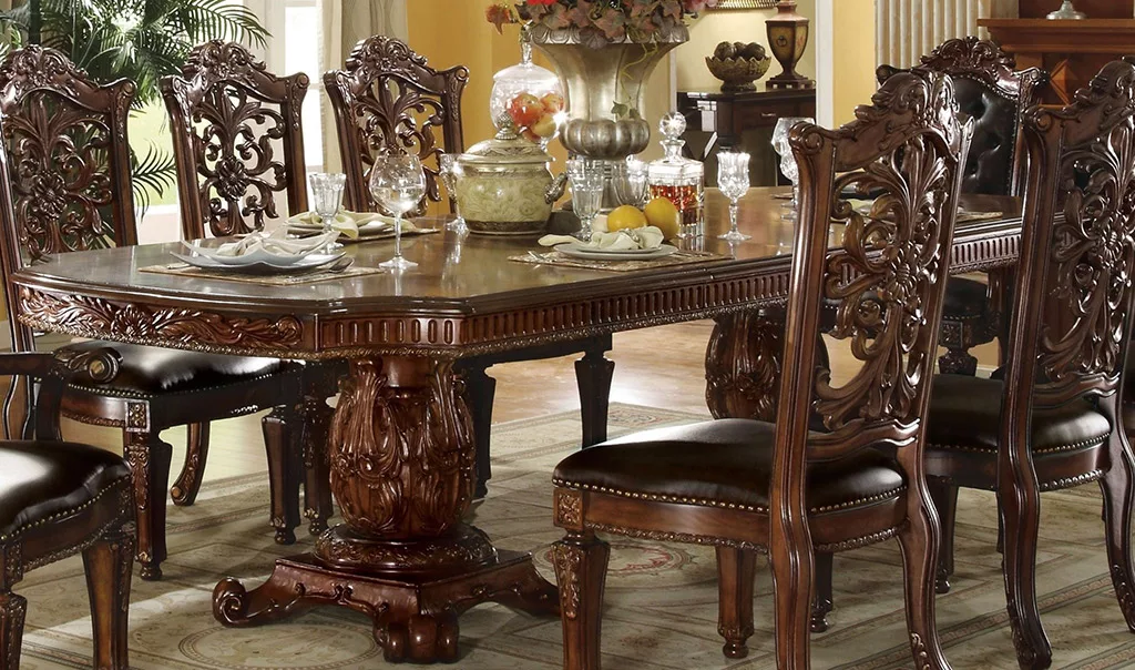 Luxury Wooden Dining Set view 3