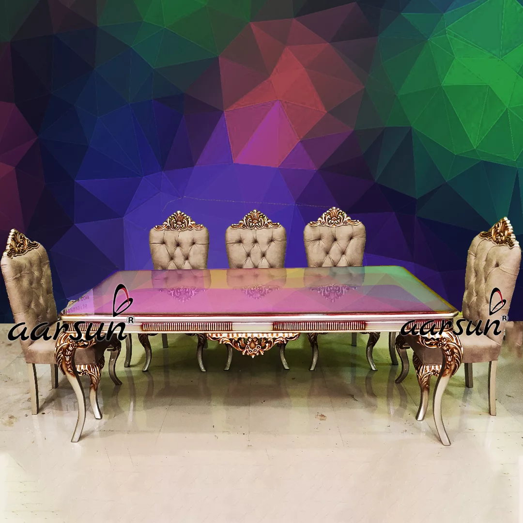 Wooden Royal Luxury Dining Set view 7