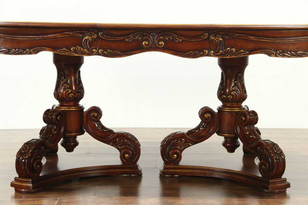 Wooden Handcrafted 6 Seater Dining Set view 4