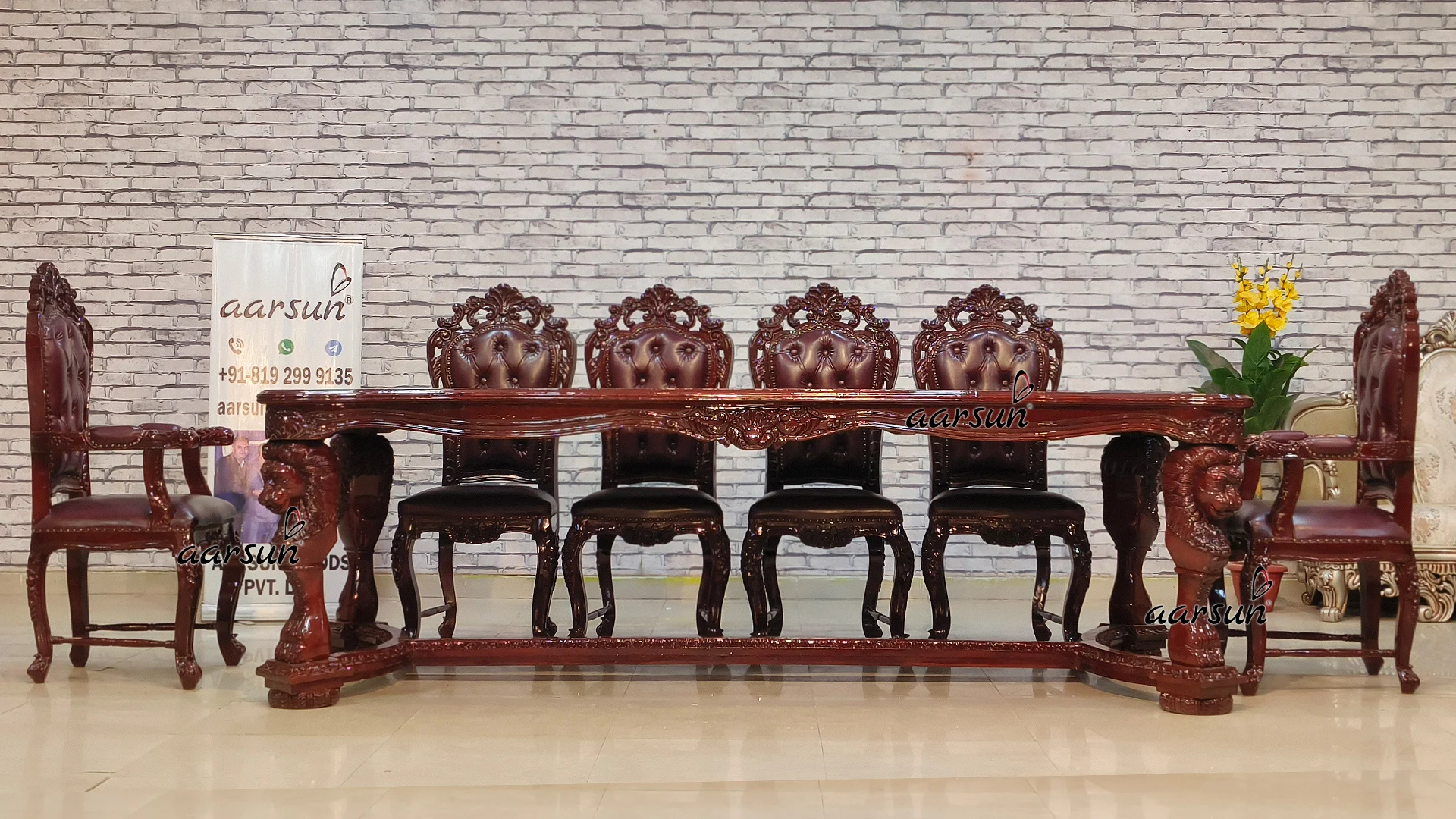 10-Seater Dining Set Built for Lifetime view 6