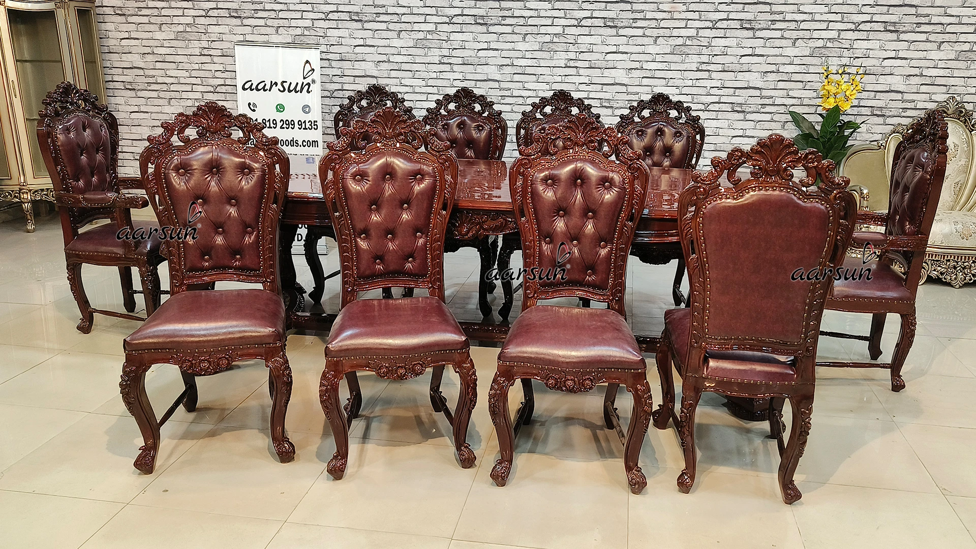 10-Seater Dining Set Built for Lifetime view 8