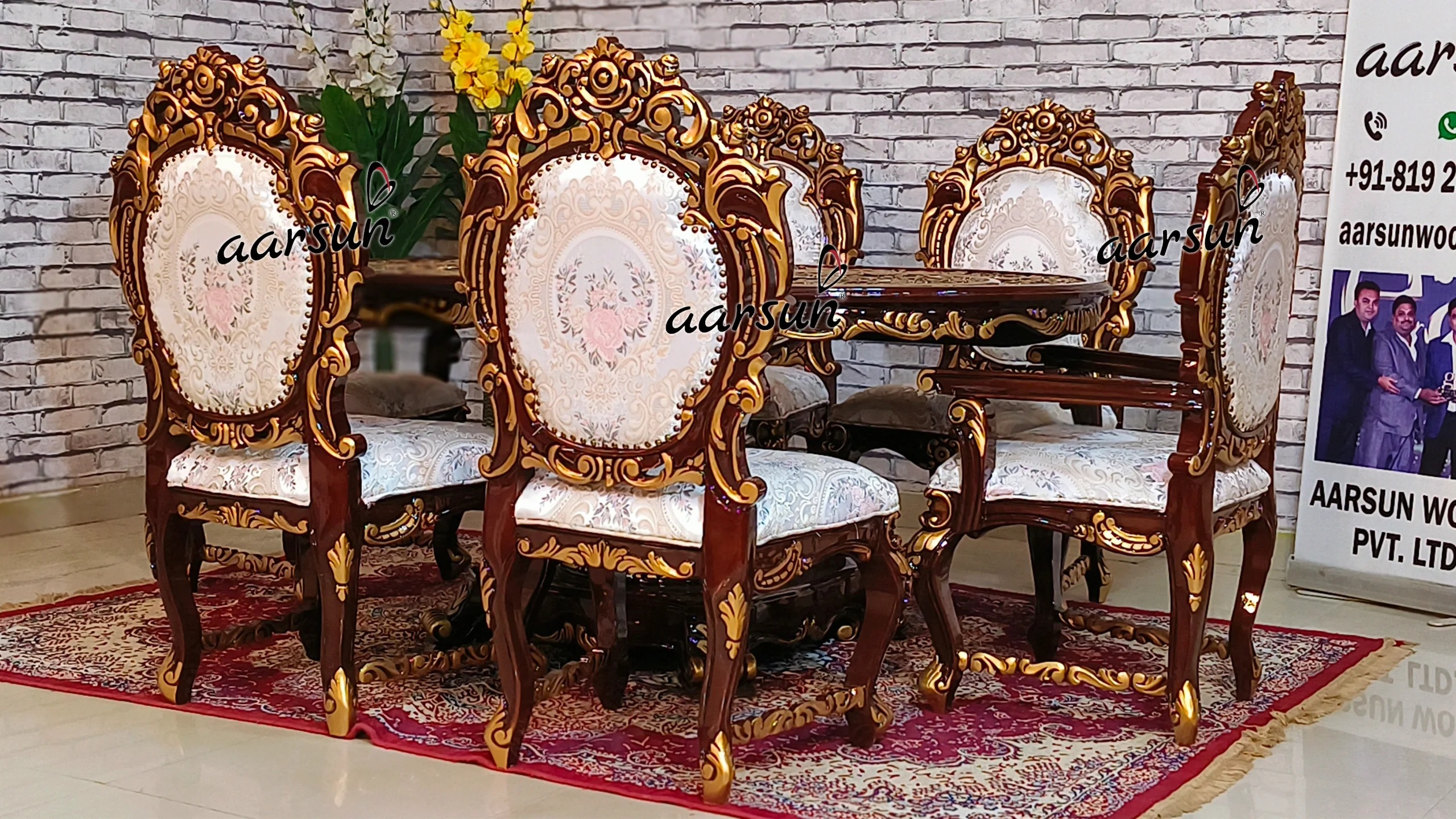 6 Seater Dining Set view 3