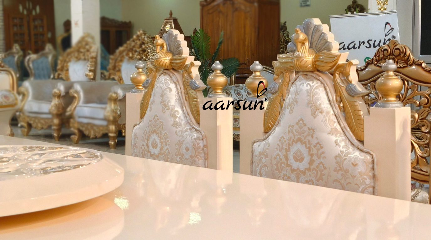 8 Seater White Dining Set view 7