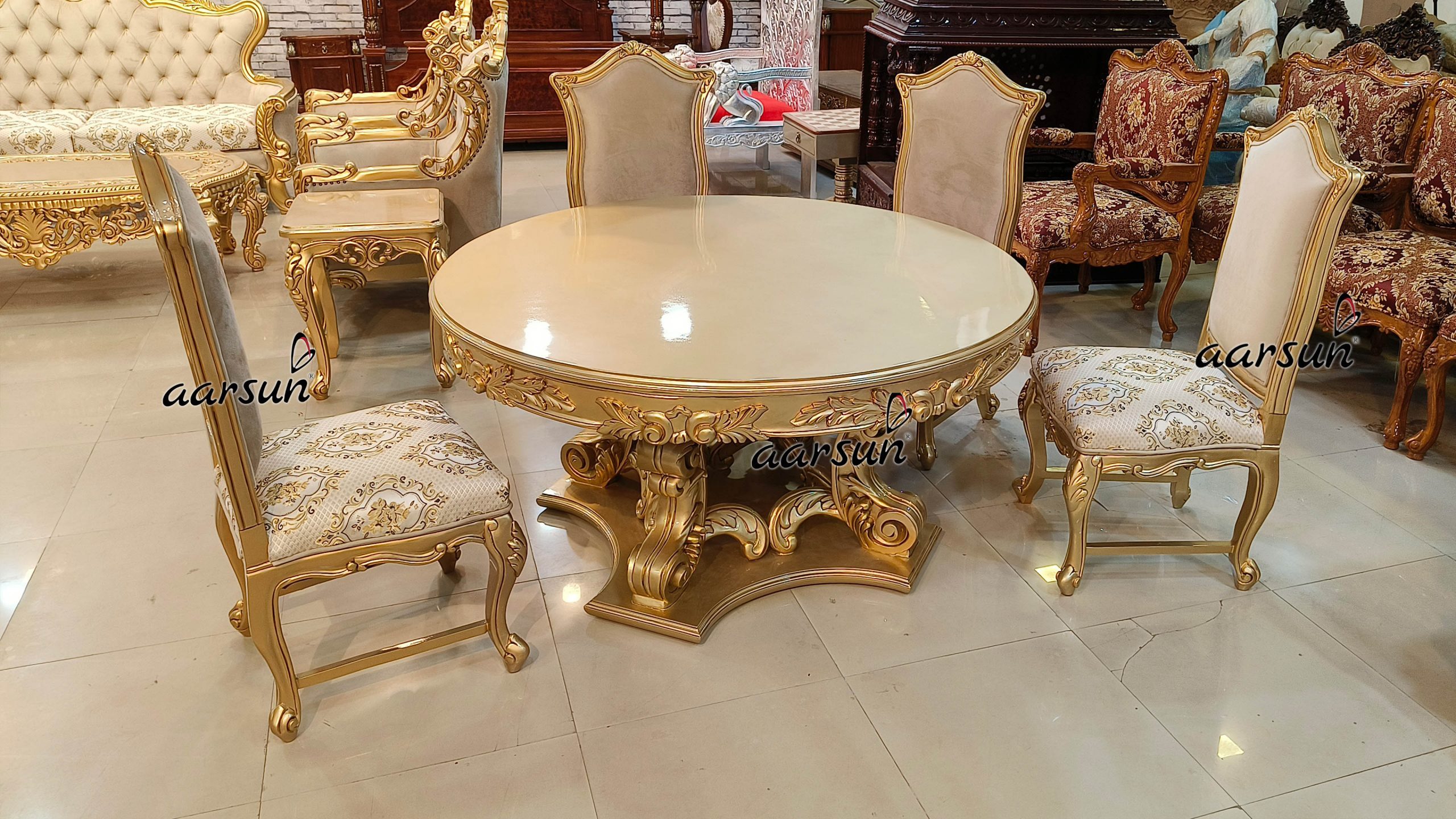 Amazing Luxurious Round Dining Table at Factory Price view 4