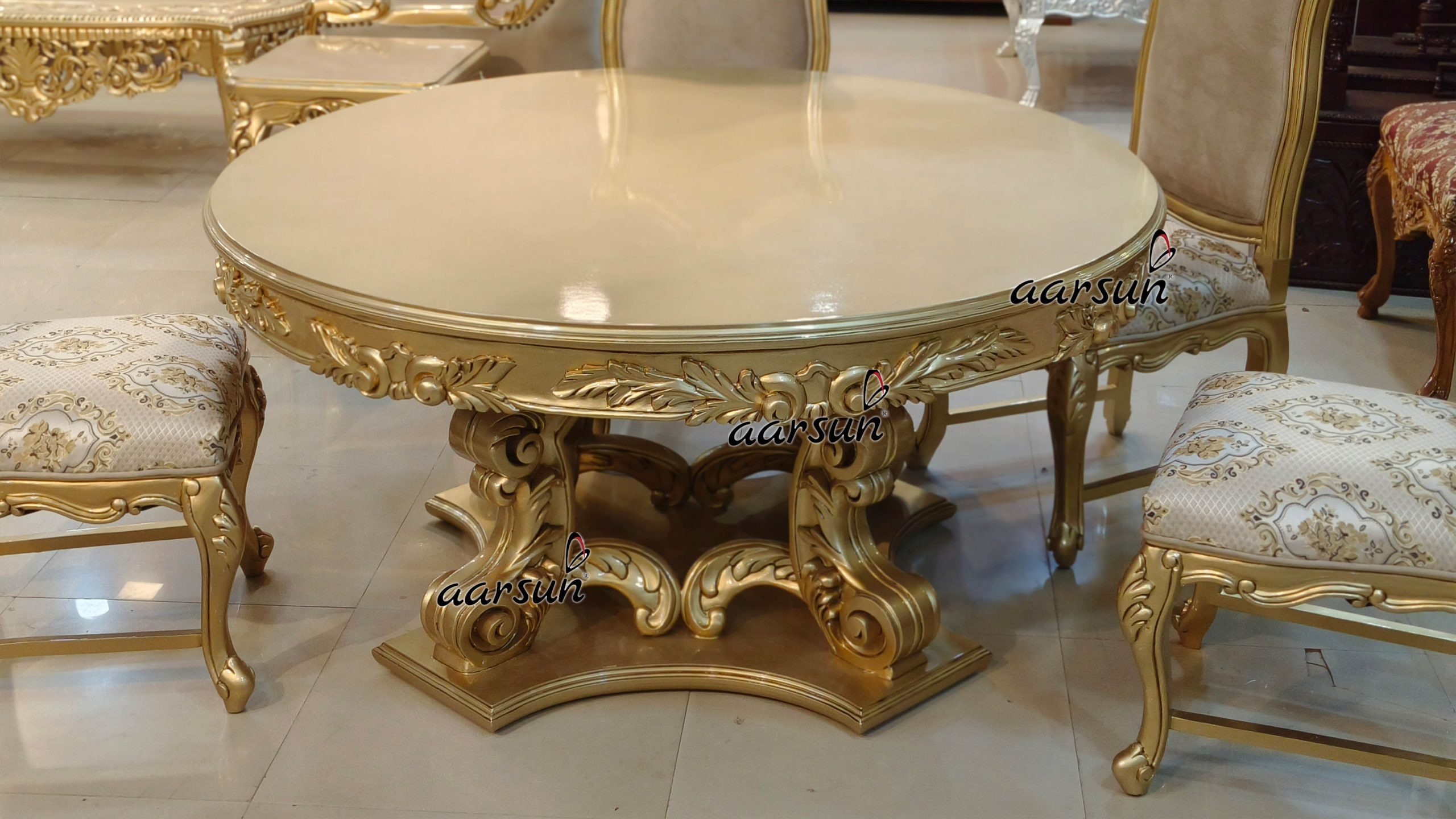 Amazing Luxurious Round Dining Table at Factory Price view 6