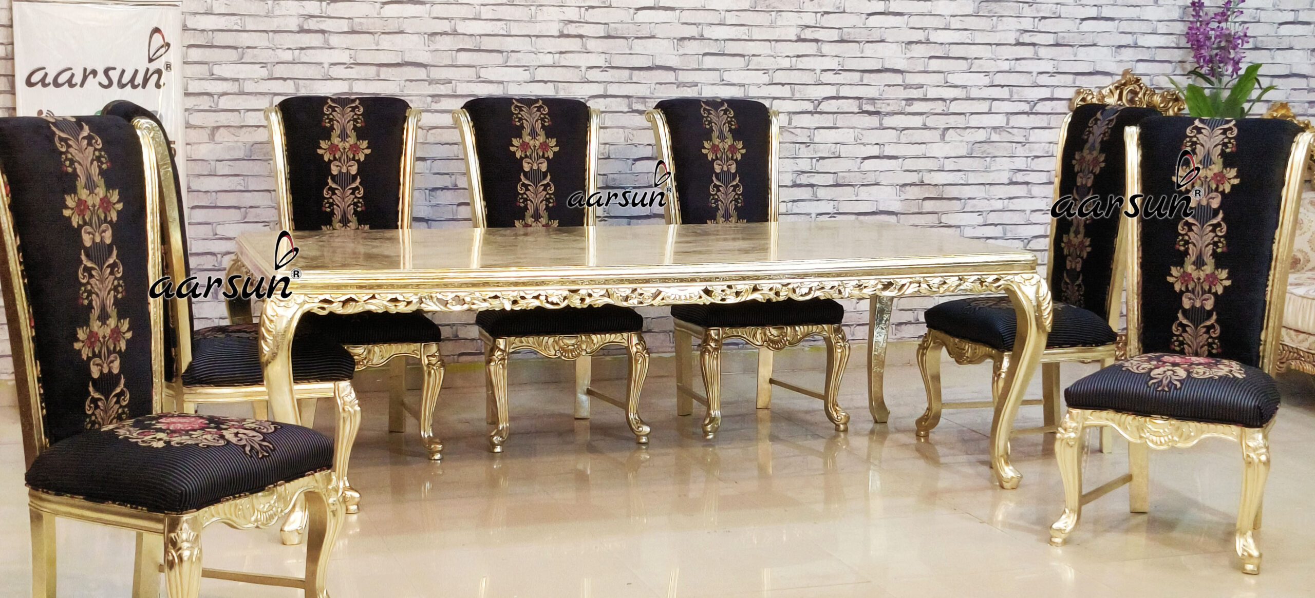 French Style Dining Set, Dining Table & Chairs with Video view 5