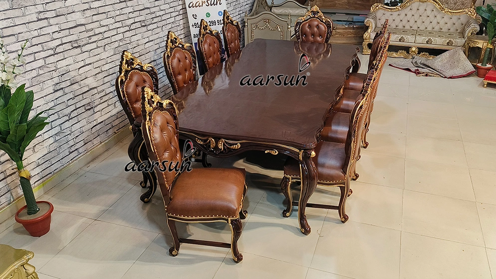 Hand-Carved Dining Set for a Dining Room view 5
