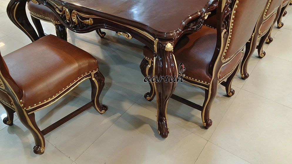 Hand-Carved Dining Set for a Dining Room view 7