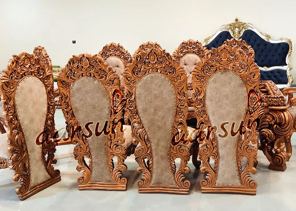 Rose Gold Copper Dining Set 10 Seater view 5