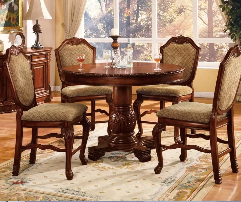 Round Shape Dining Set with 4 seater