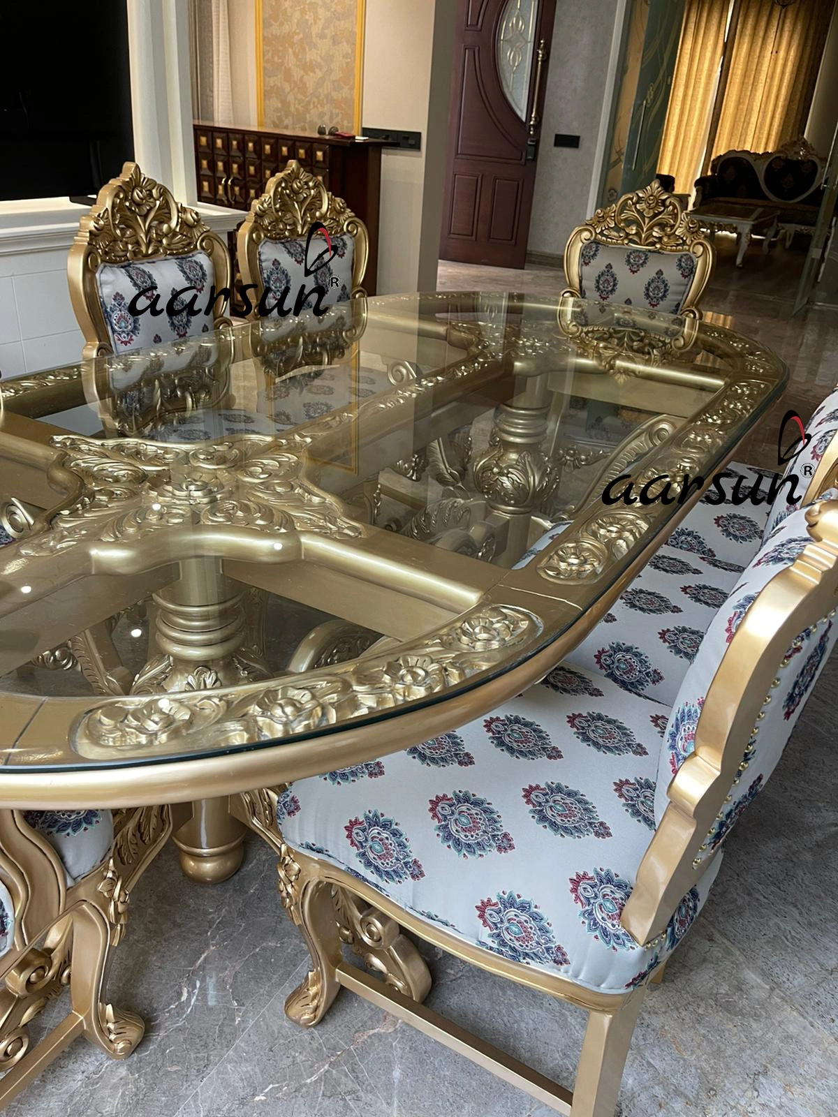 Royal European Style Dining Table Set view 3